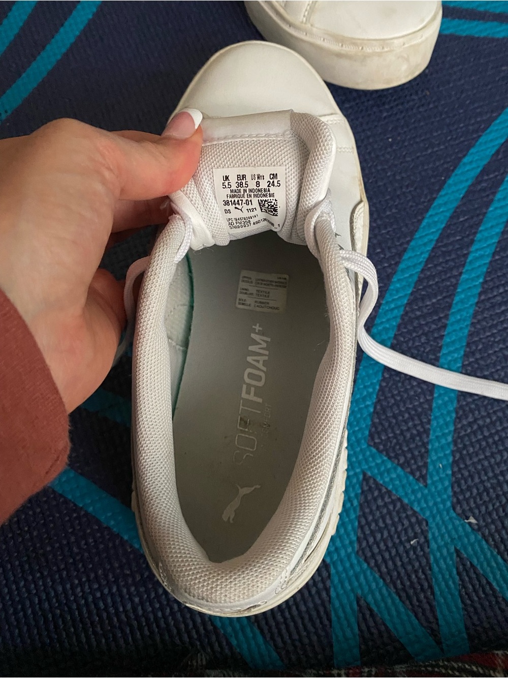 Puma White Low-Top SoftFoam Sneakers